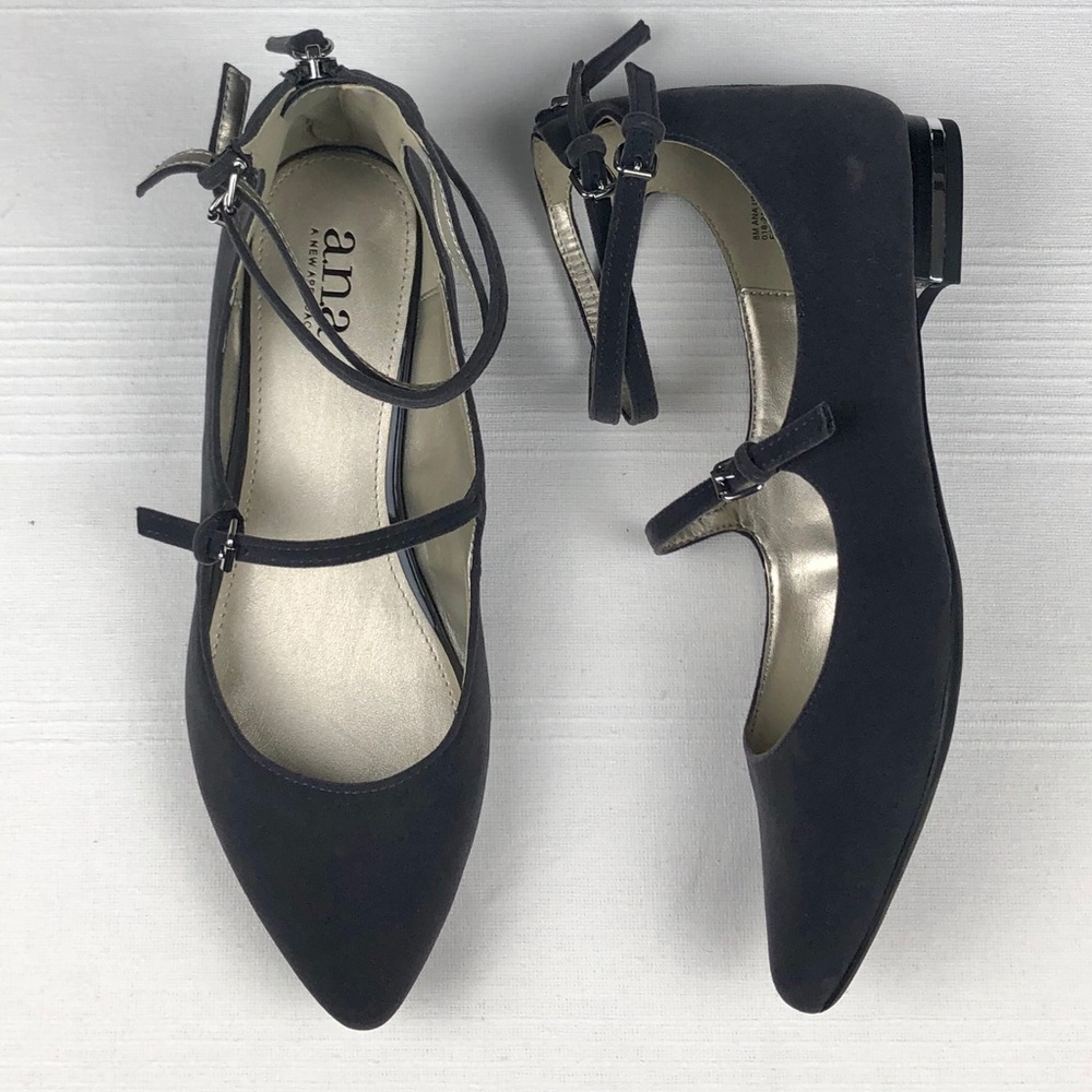 A New Approach Ana uma ankle strap flats